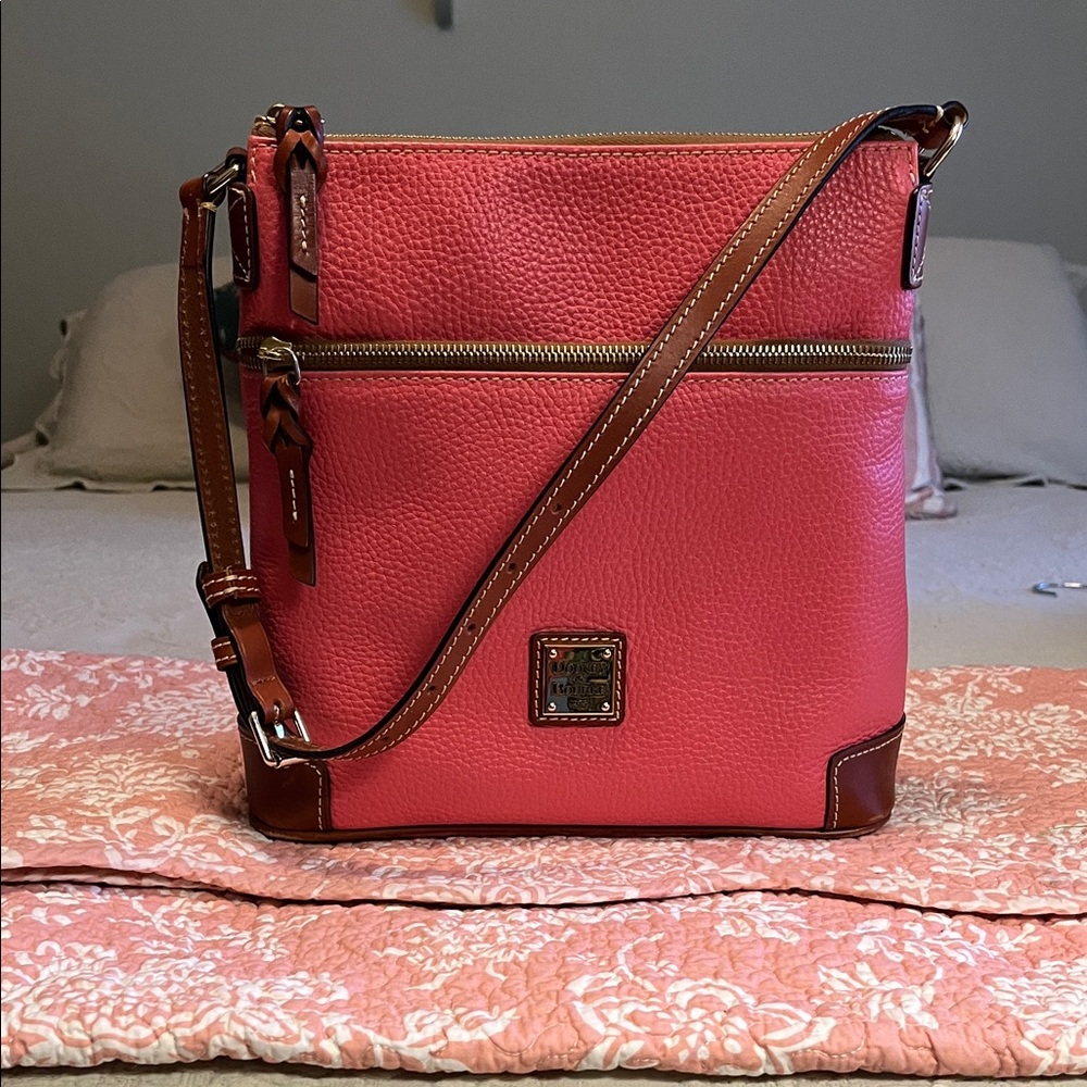 Dooney & Bourke Vibrant Bubblegum Pink Crossbody Bag
